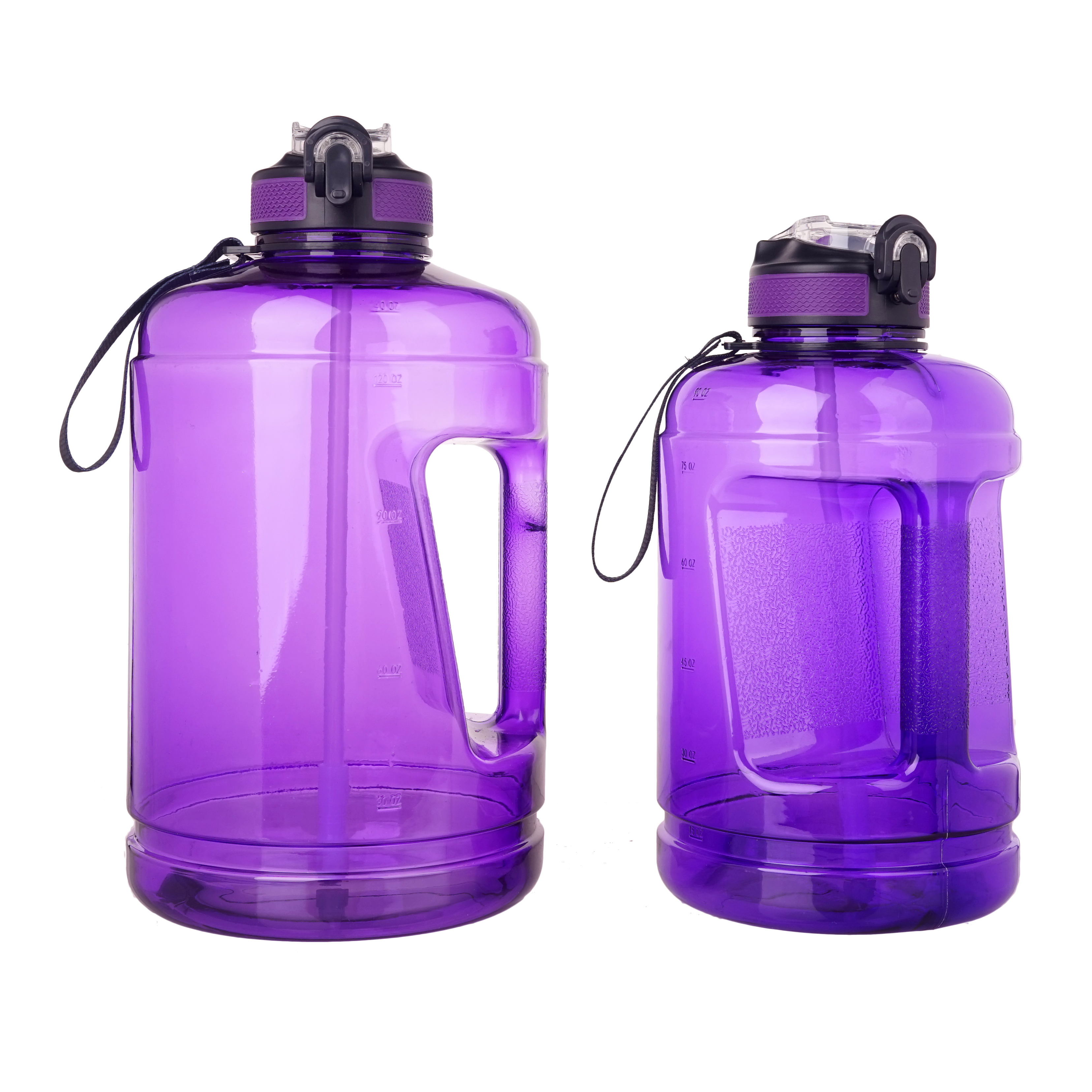 90oz BPA Free Outdoor Gallon Bottle Big Size Custom Logo Gym Straw Water Bottles With Handle