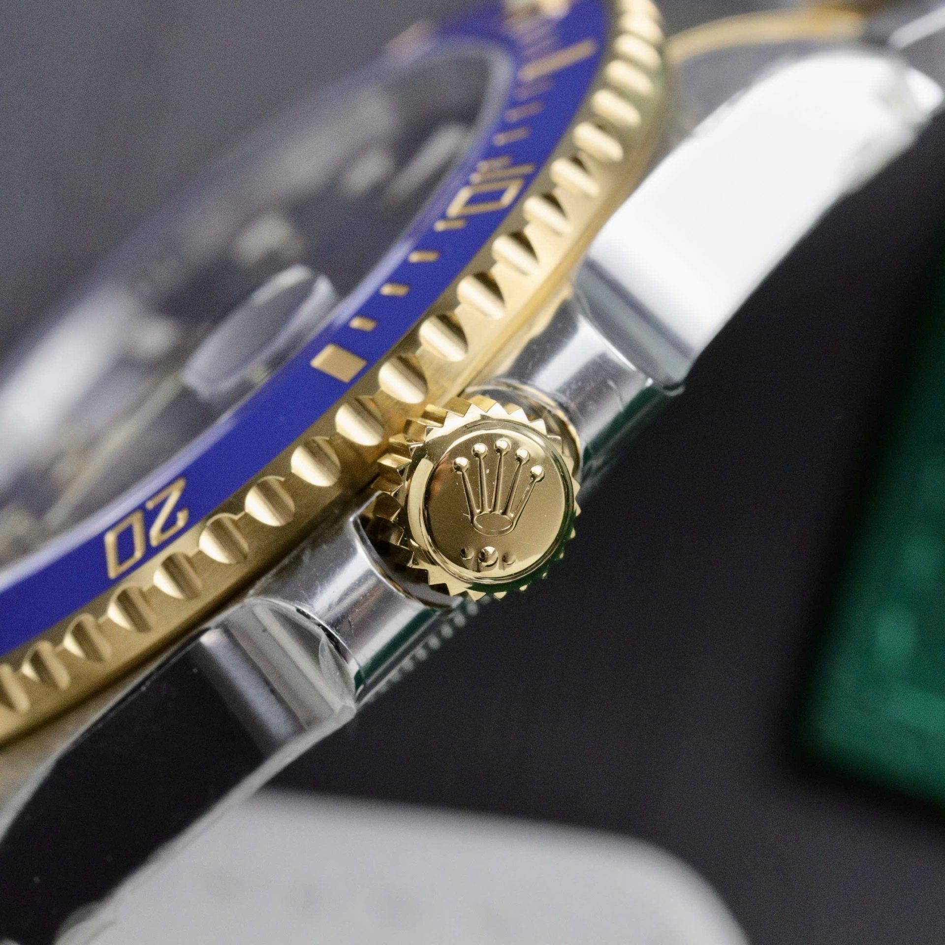 Rolex Submariner Dial Blue Copies Watches Gold Wrapped Custom 40mm - Top club