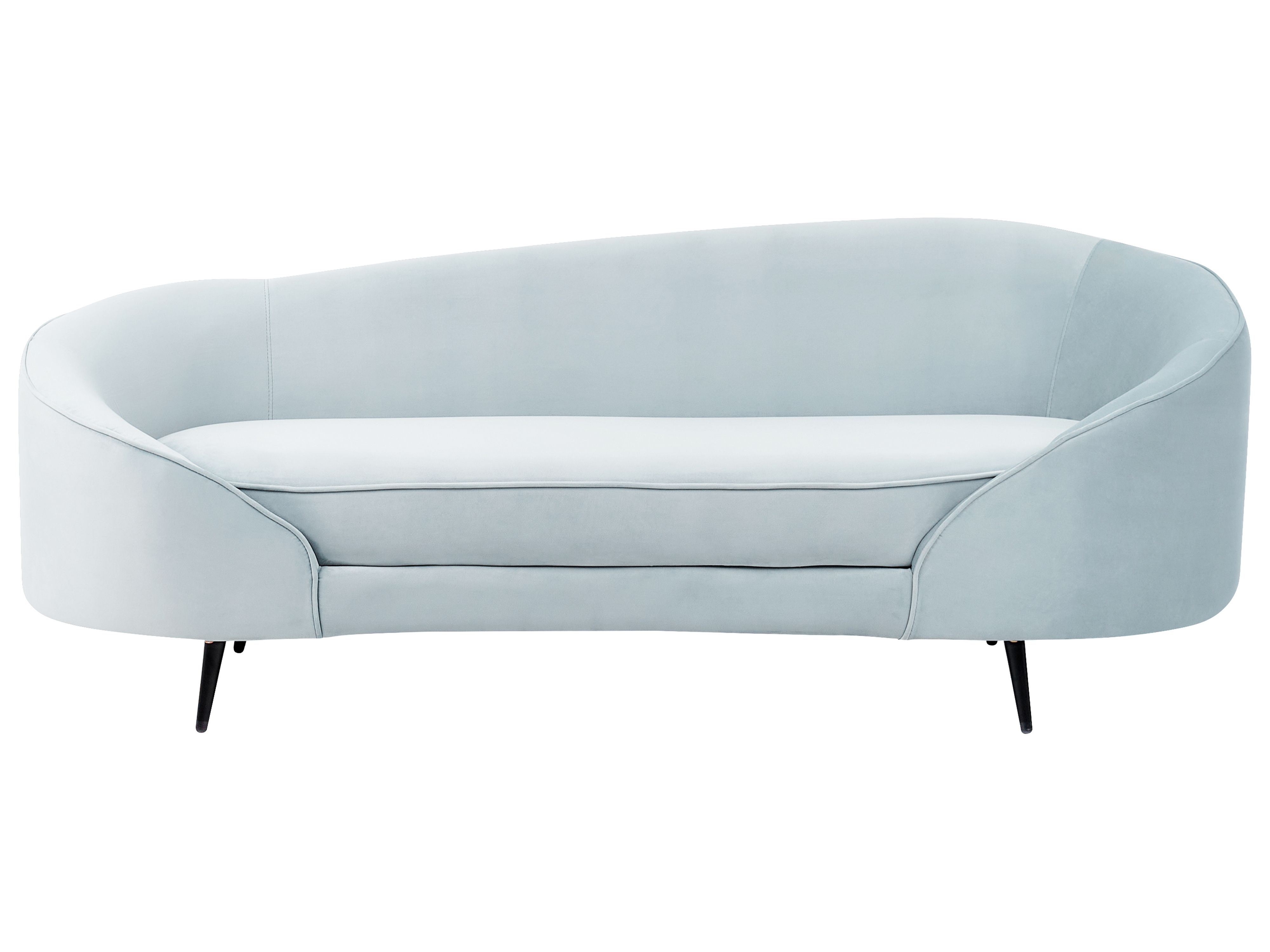 Sofa 2 Seater SAVAR Velvet Light Blue