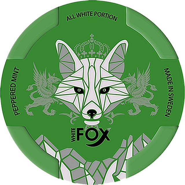 White Fox Peppered Mint Cross 12mg - Steam Hall