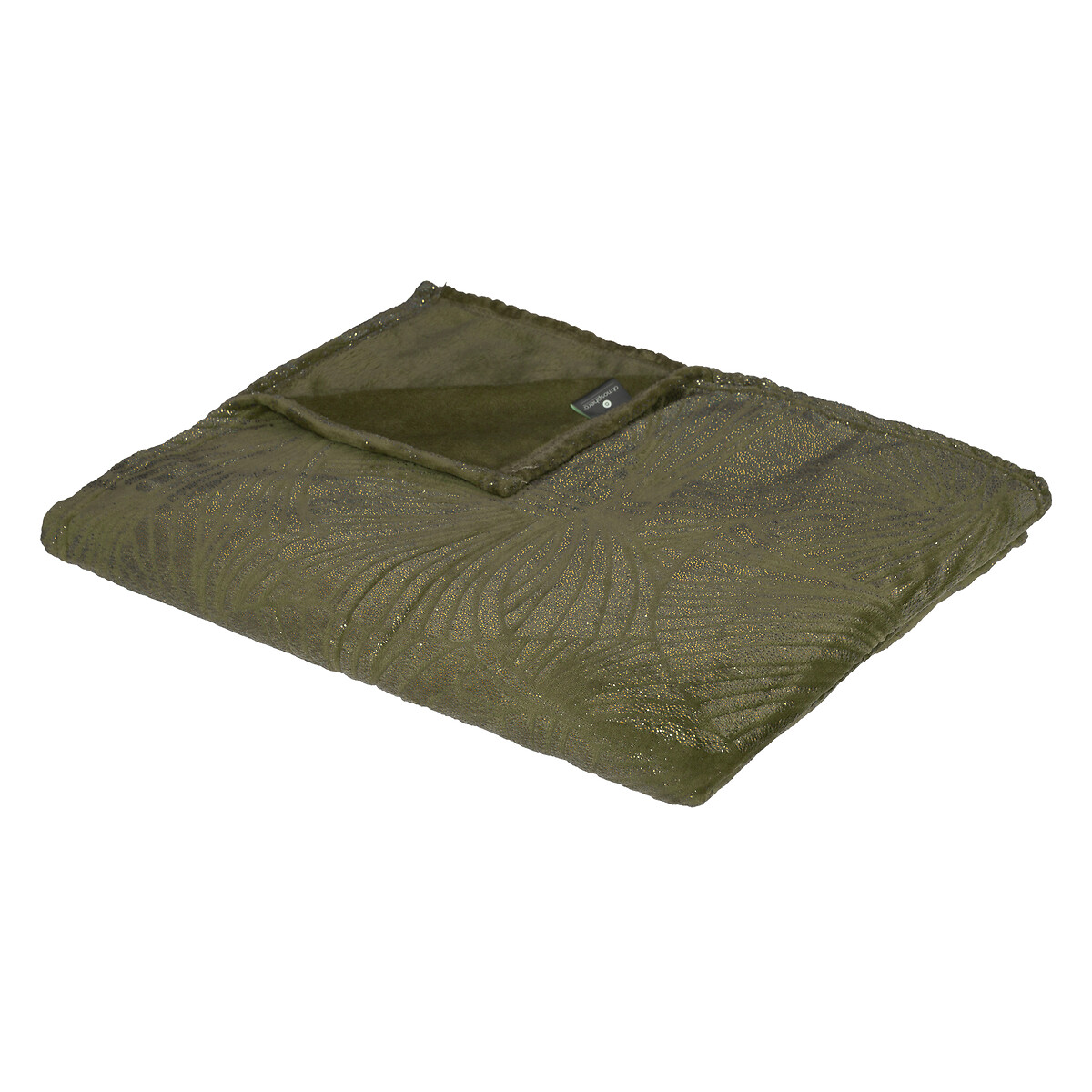 Flannel plaid Khaki green, 180x230 cm