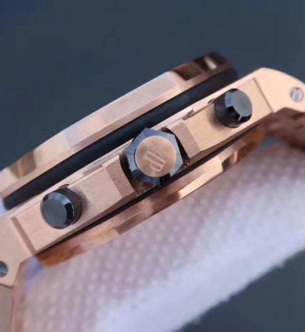 Replica Audemars Piguet JF Royal Oak Offshore Gold Theme 26470OR RG Bracelet A3126 - Top club