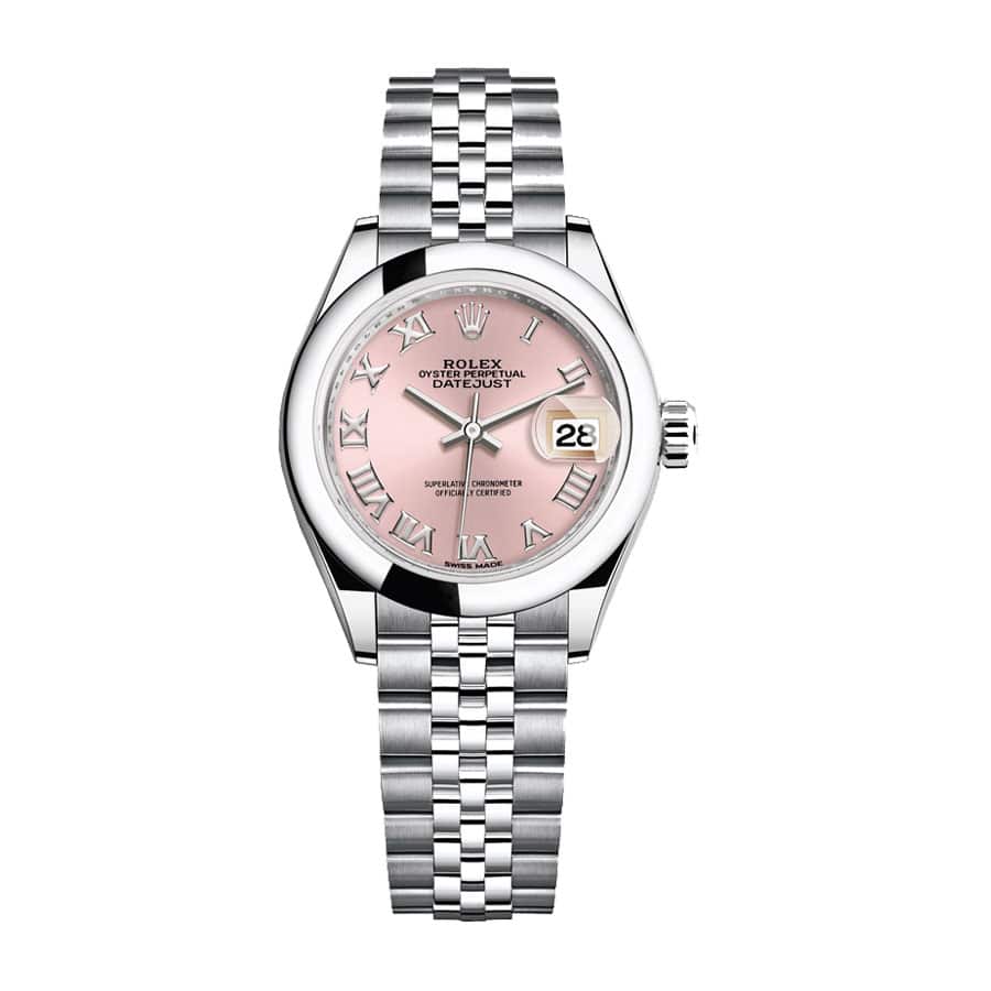 Rolex Datejust 279160 Steel Automatic Pink Dial Replica - Elite Watch Atelier