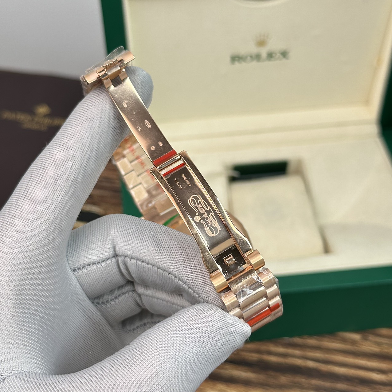Rolex Replica 1:1 Watch Day-Date Rose Gold White Dial EW Factory 40mm - Elite Watch Atelier