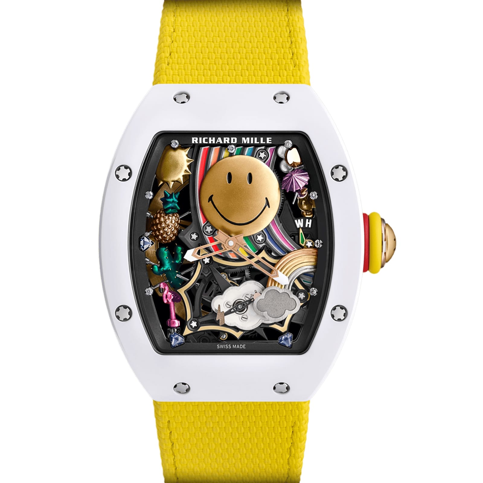Fake Richard Mille Replica Watch RM 88 Automatic Winding Tourbillon Smiley Limited Edition(1:1 replica) - Elite Watch Atelier