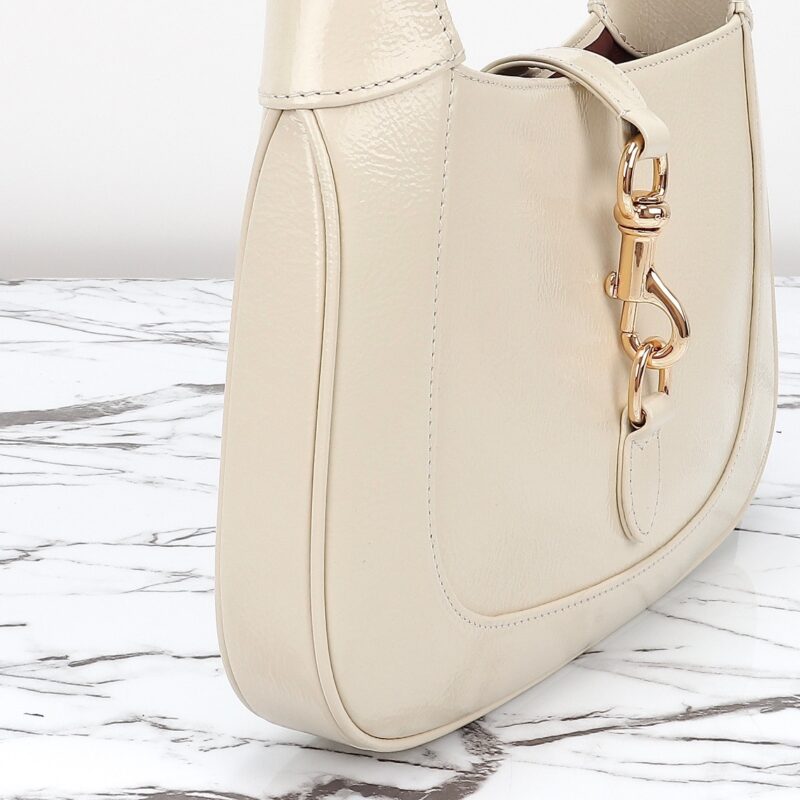 Replica Gucci G Jackie Small Patent White1:1High-quality replica