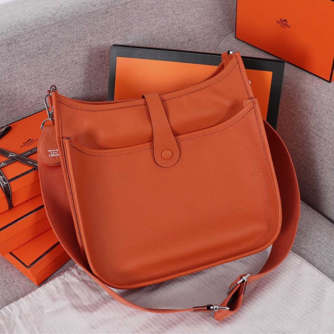 Replica Hermes Aaa-Evelyne Iii 29 Bag Orange/Black/Blue1:1High-quality replica