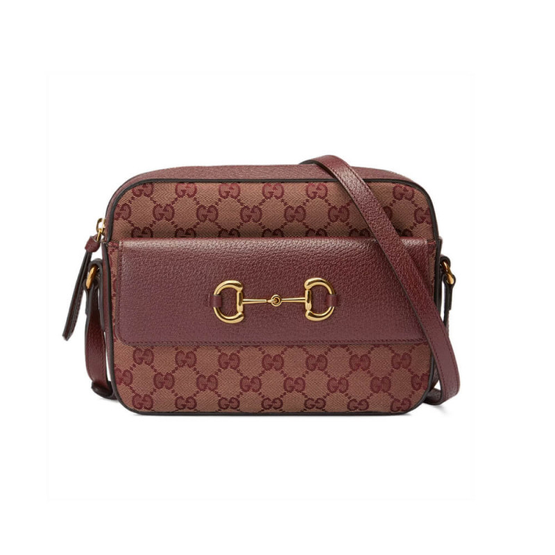 Replica Gucci Horsebit 1955 Small Bag In Burgundy 6454541:1High-quality replica