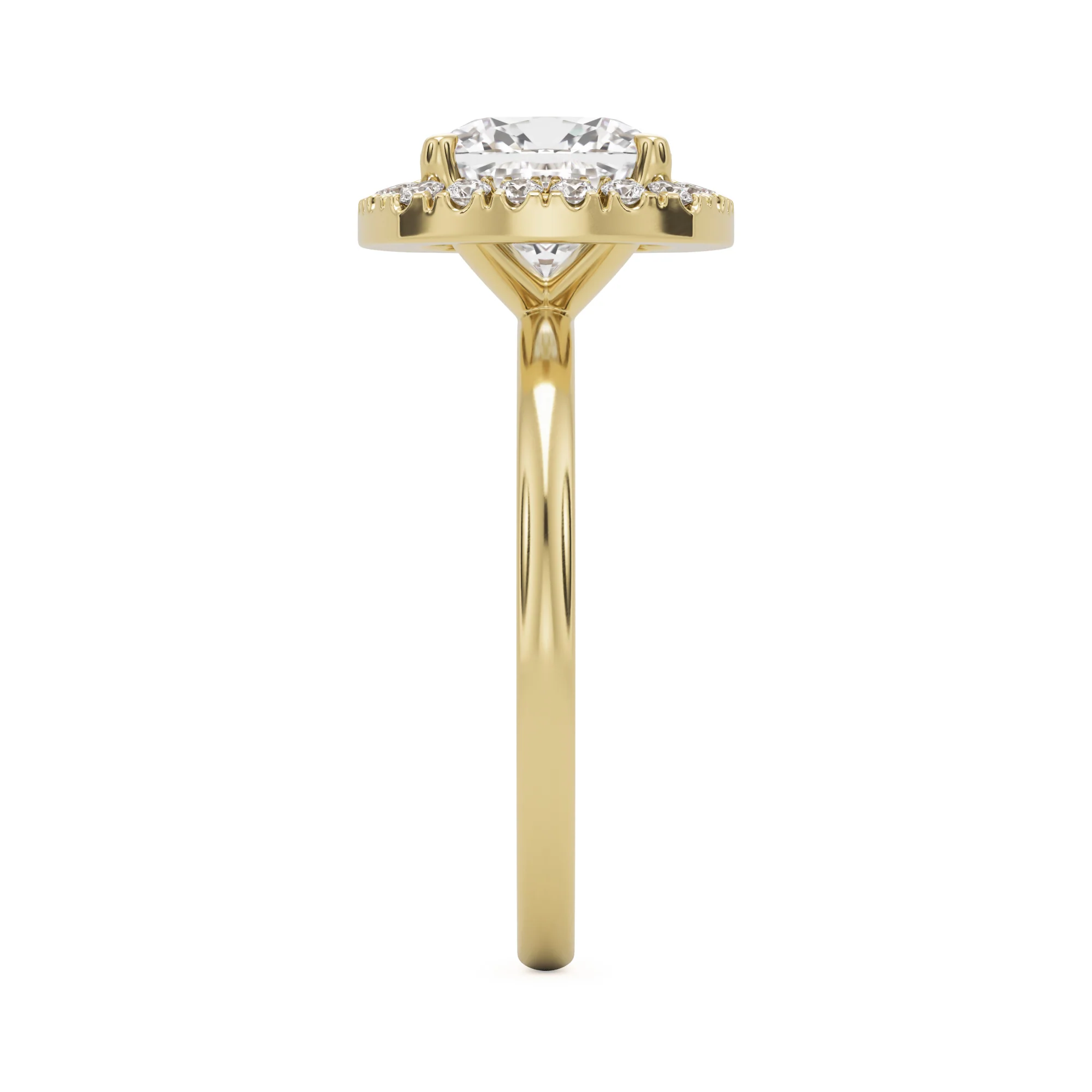 The Elongated Cushion Halo