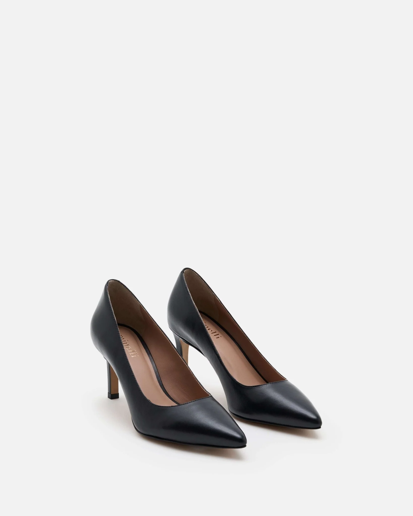 ESCARPINS KAITLYN - En cuir à bouts pointus noir
