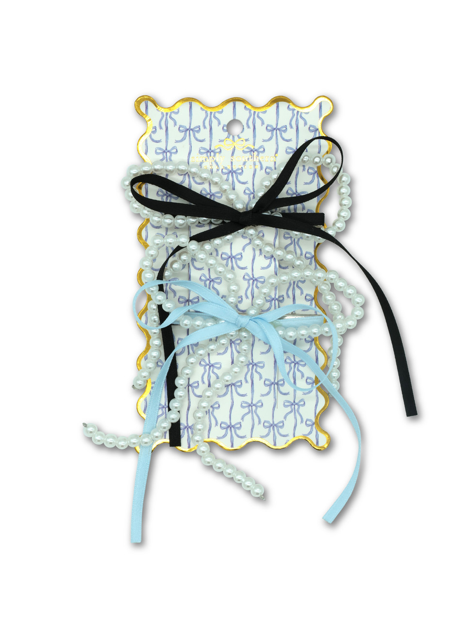 0126-HAIR-BOW-PEARL - Simply Southern Outlet