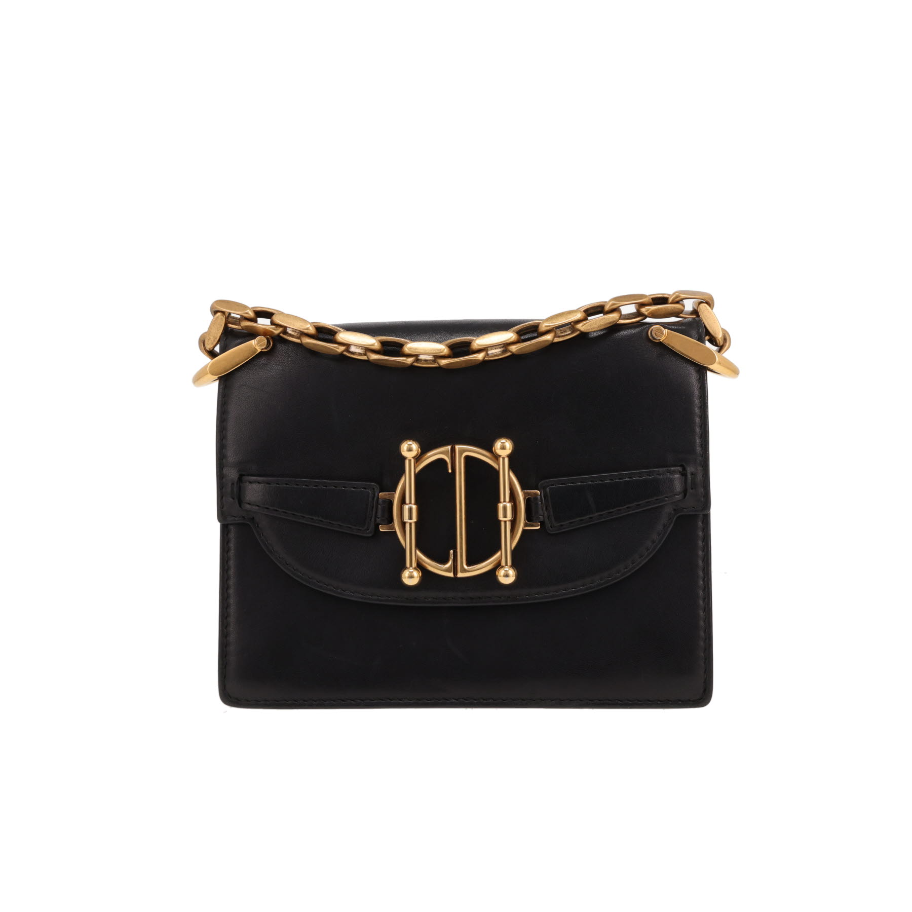 Dior Direction shoulder bag in black leather1:1High-quality replica