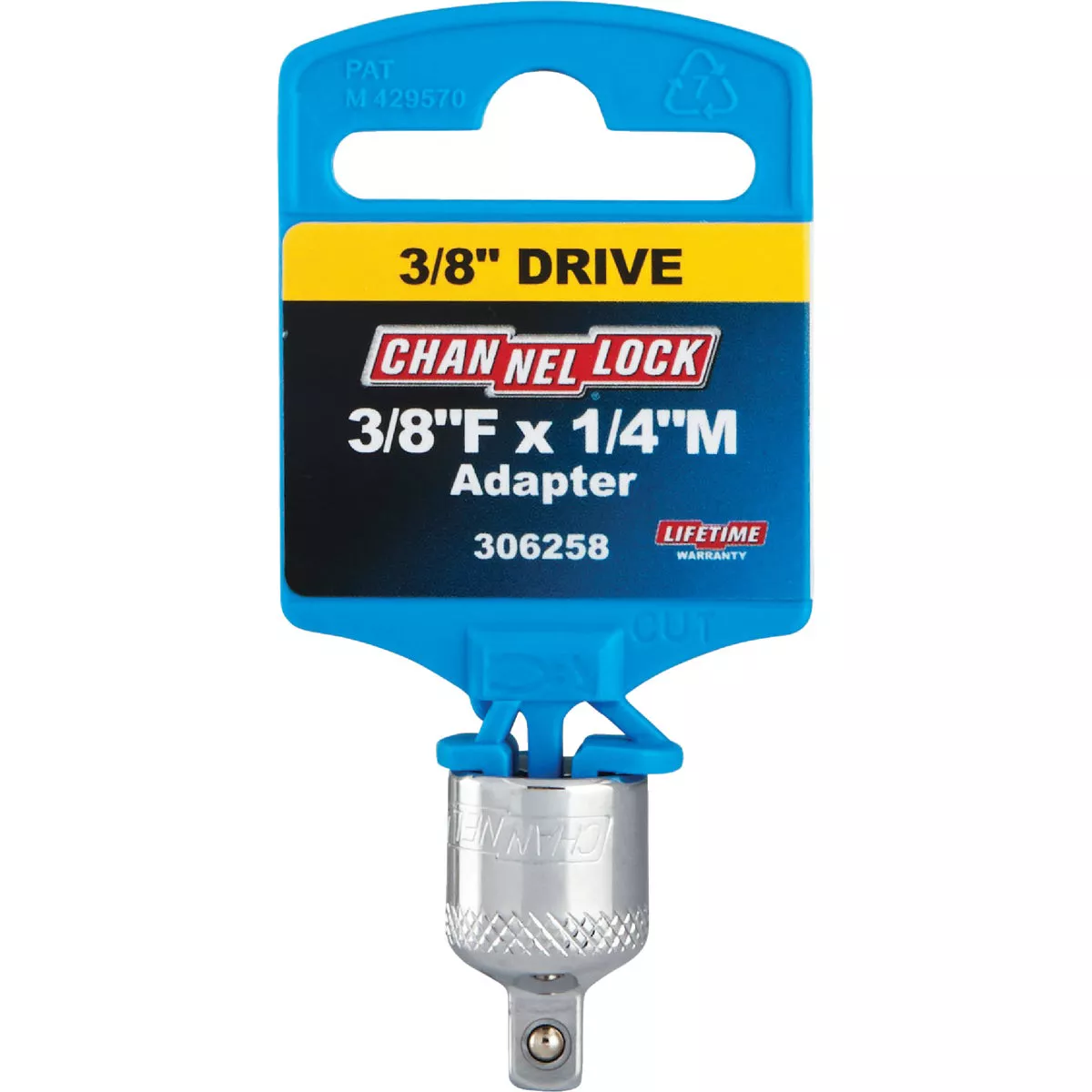 Channellock 3/8 In. F x 1/4 In. M Socket Adapter