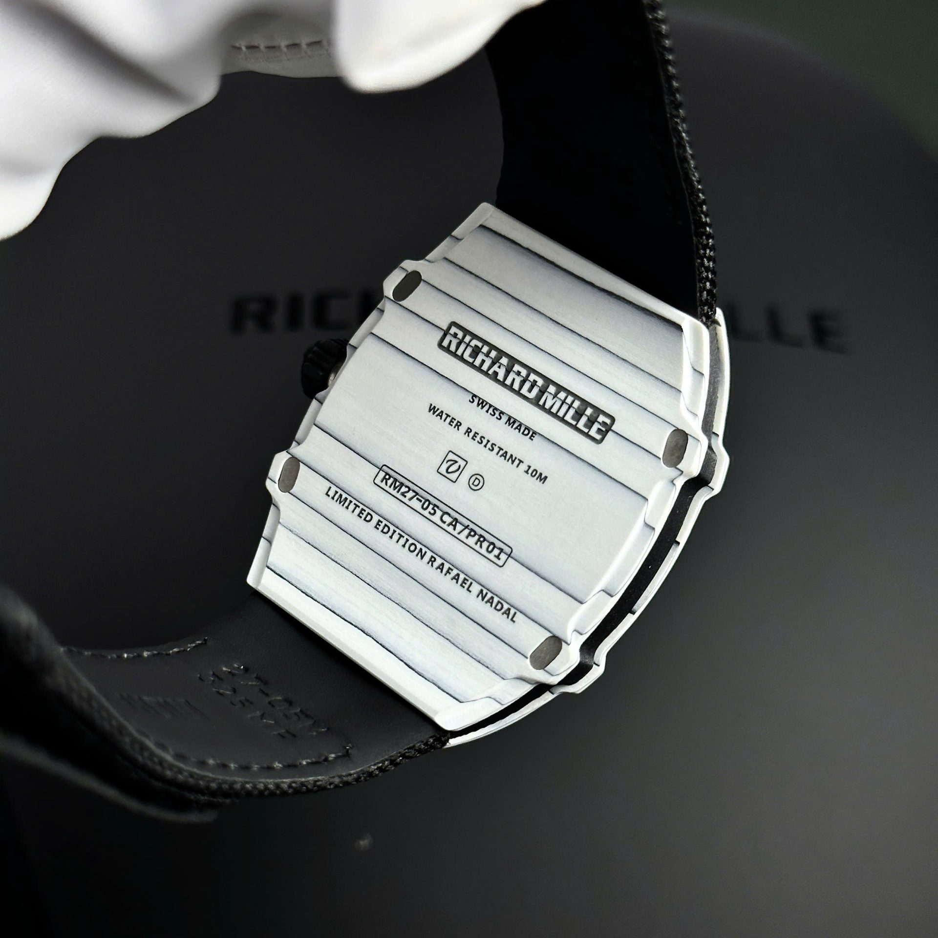Richard Mille RM27-05 Rafael Nadal Replica Watch White Carbon Case 37.25��47.25mm - Top club