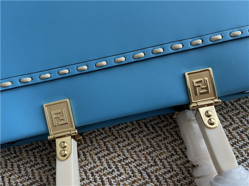 fendi sunshine tote medium blue - Replicaclubs