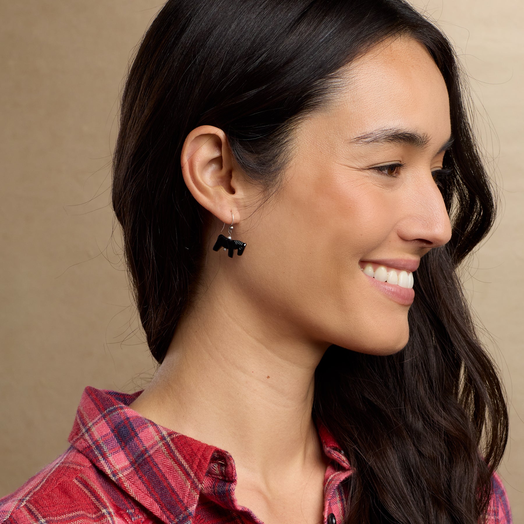 Black Mustang Earrings - Sundance Clothing