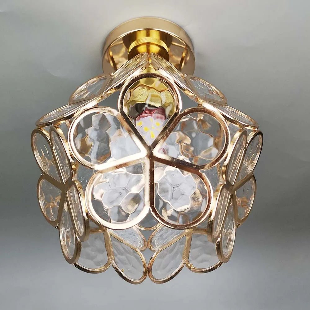 PetalLicht - Glazen Lamp met Bloemdesign