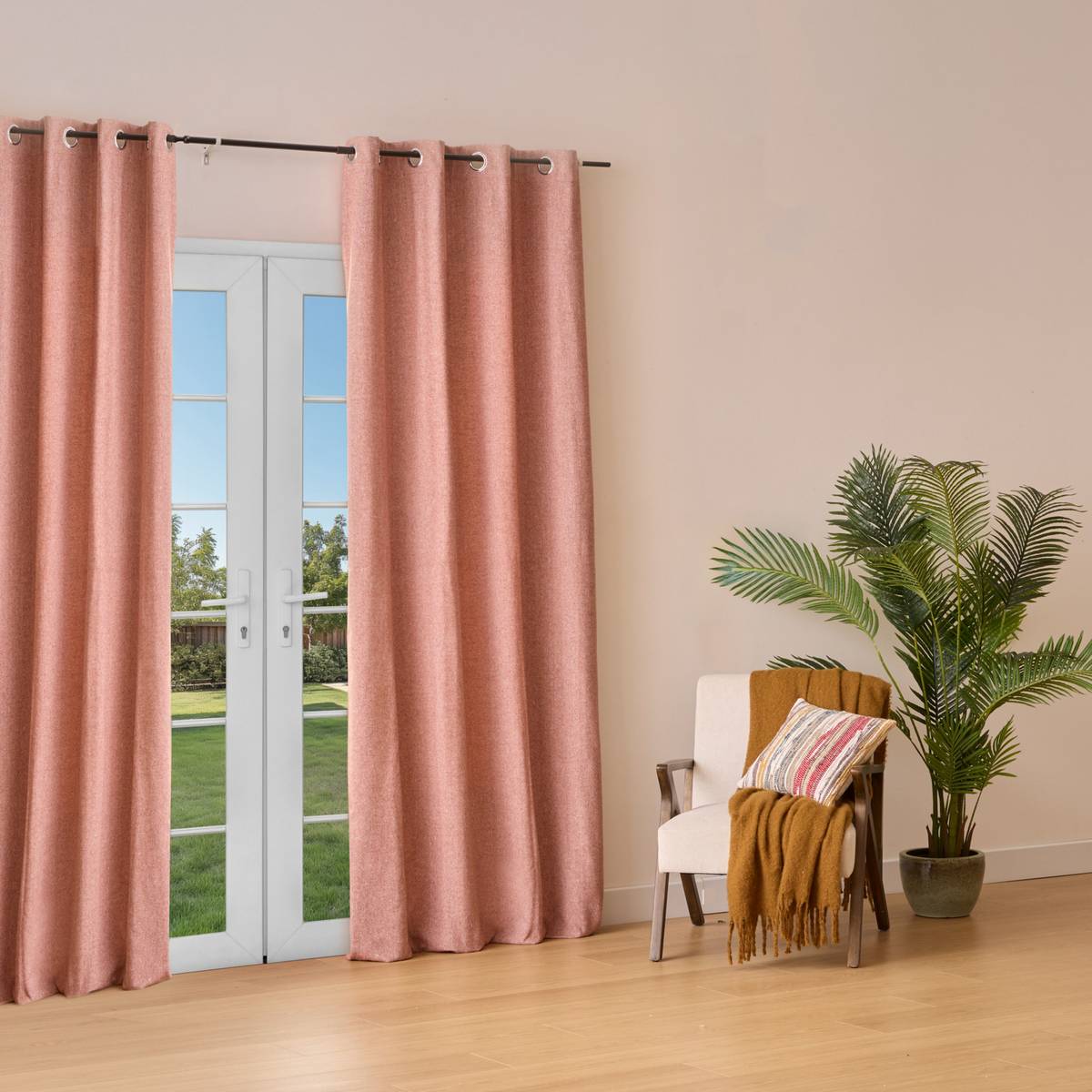 Insulating Curtain "Kys" Amber, 140x260 cm