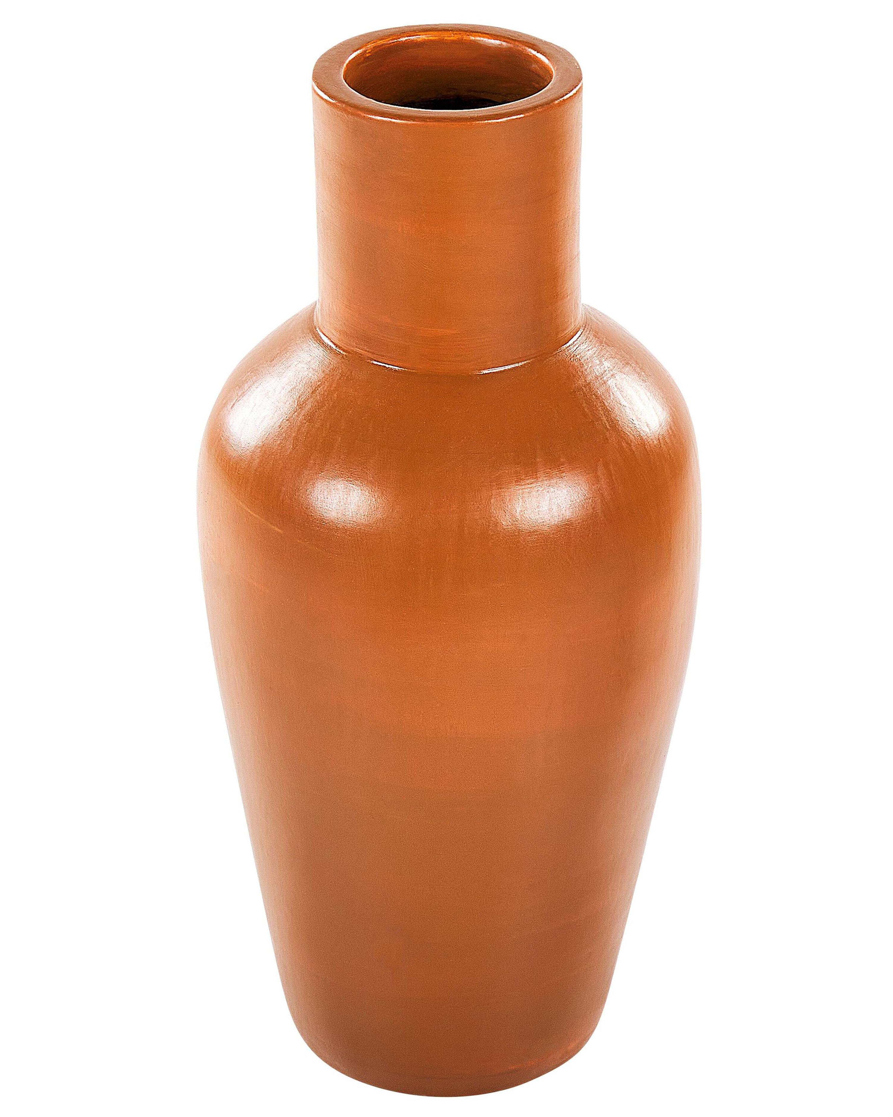 Decorative Vase KARFI Ceramic 37 cm Orange