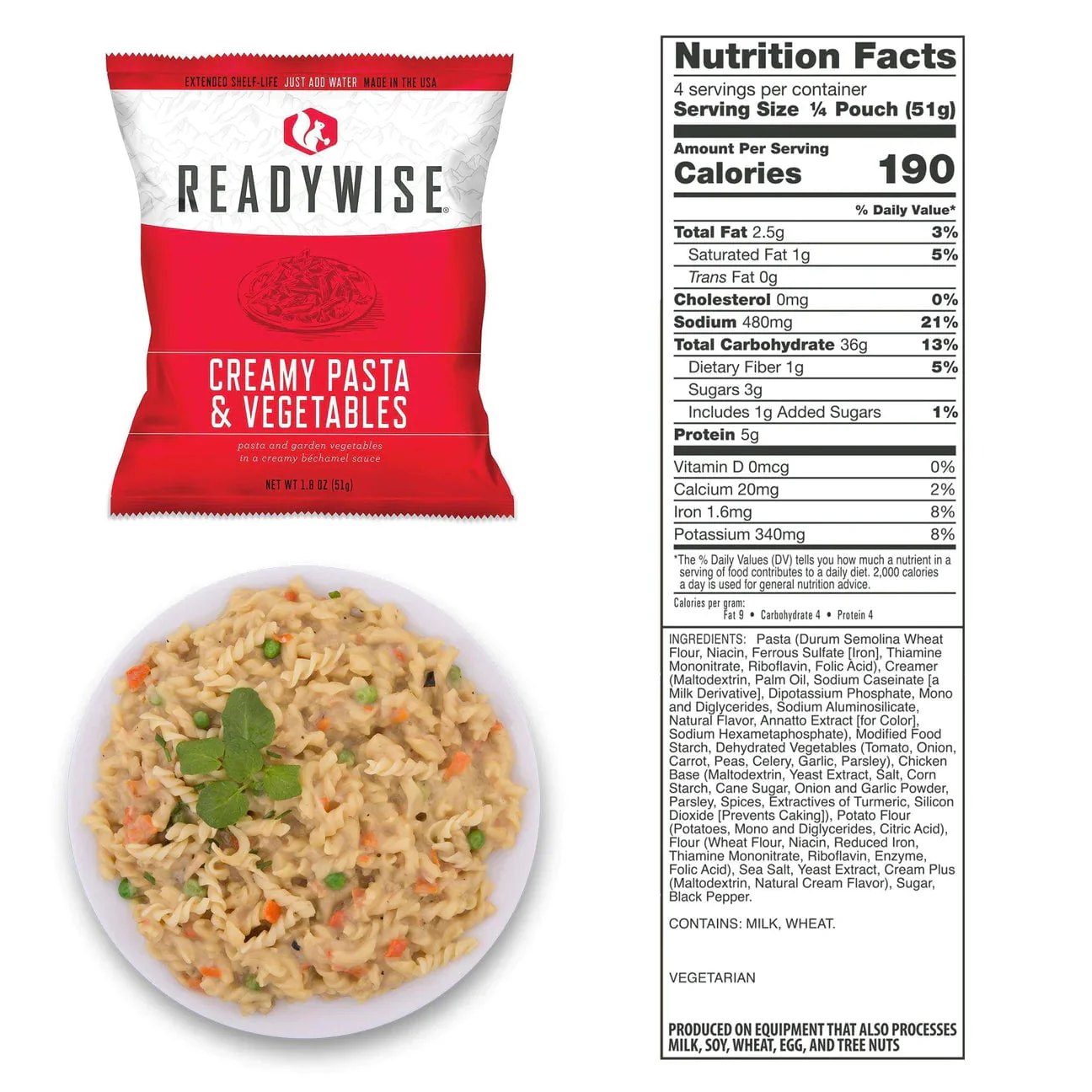 ReadyWise 100 Serving Emergency Food Supply - Image 3