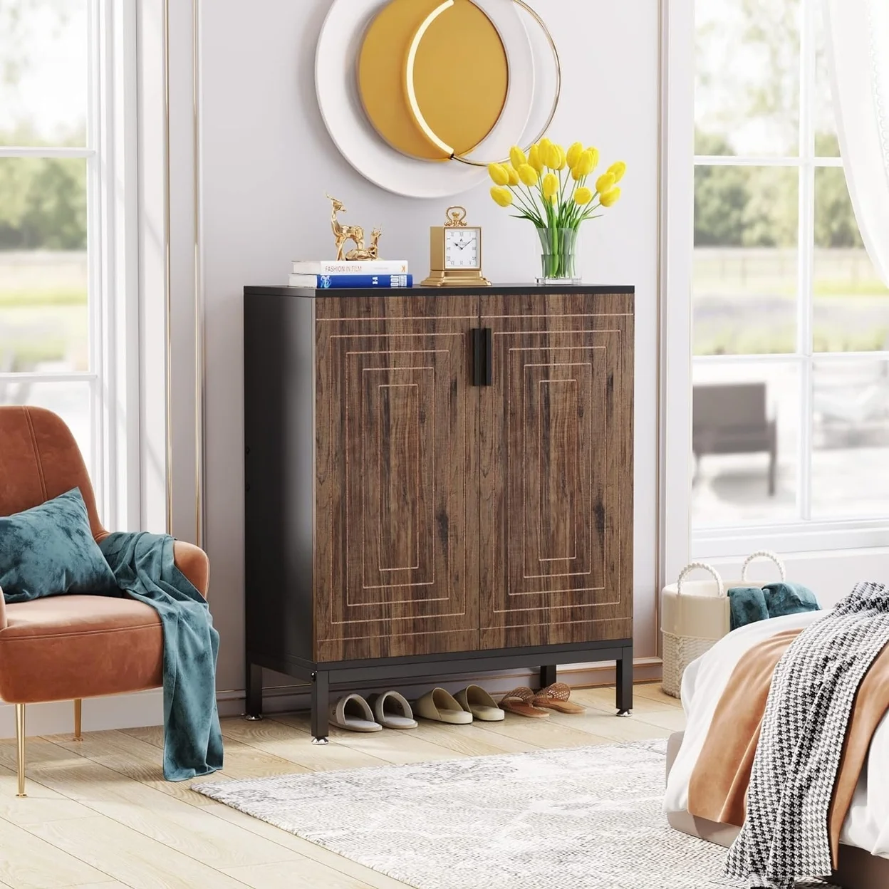 Tribesigns 20 Pairs Shoe Storag Cabinet for Entryway - Image 3