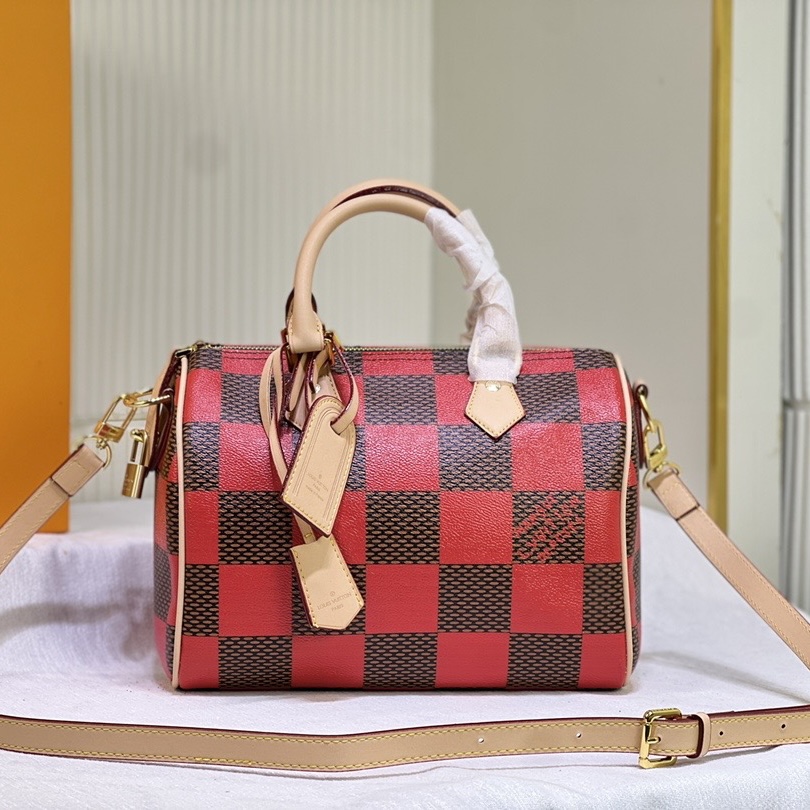 Louis Vuitton LV  Speedy 25 Checkerboard Shoulder Bag Handbag1:1High-quality replica