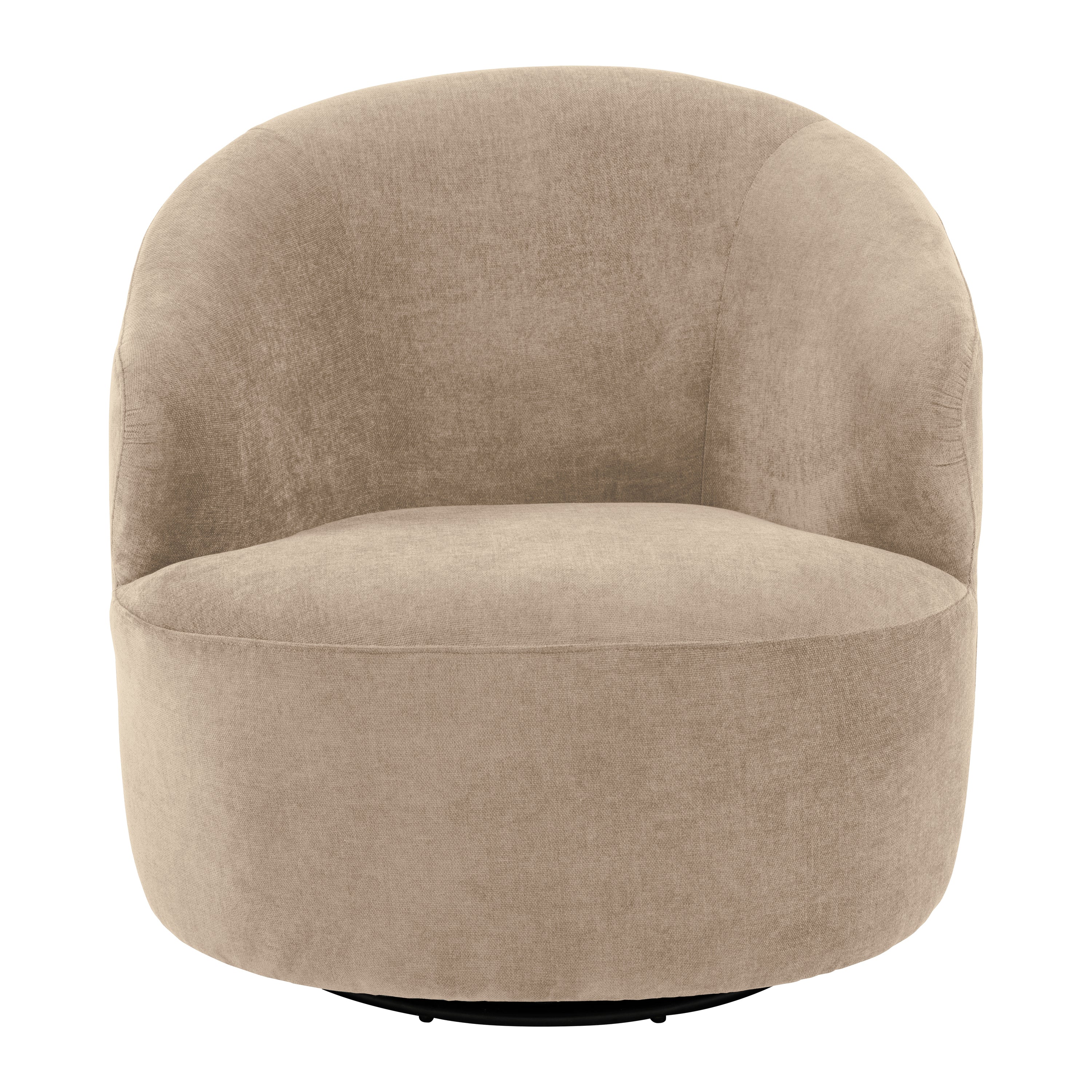 Blokker Hug Draaibare Fauteuil - Chenille - Cappuccino