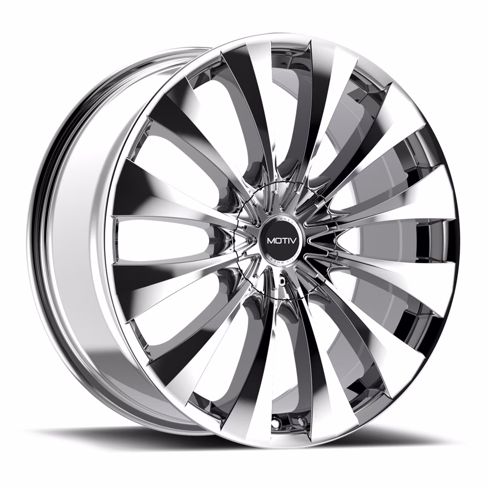 20x8.5 Motiv 436C Chrome Plated Wheel 5x4.5 (40mm)