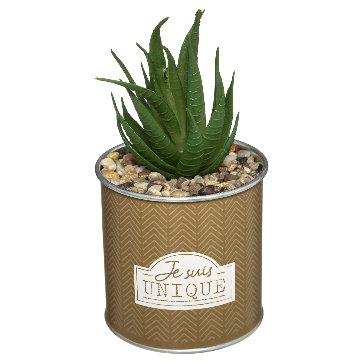 Artificial plant "Message" H.18 cm