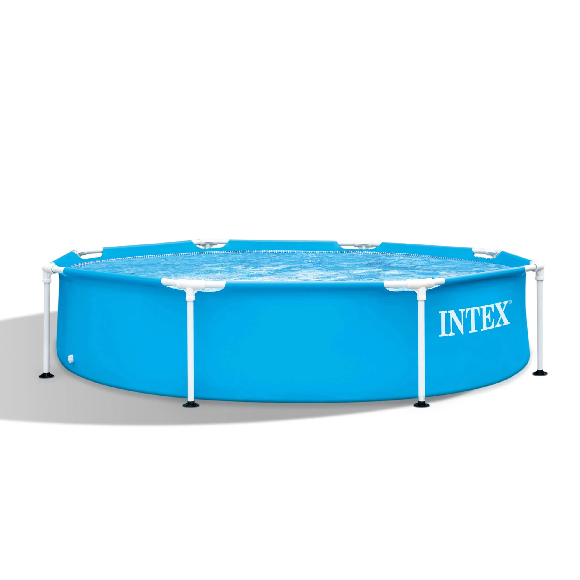 Intex Round Metal Frame Swimming Pool 8 ft x 20 in Blue - 28205EH - Image 2 Intex Round Metal Frame Swimming Pool 8 ft x 20 in Blue - 28205EH - Image 2