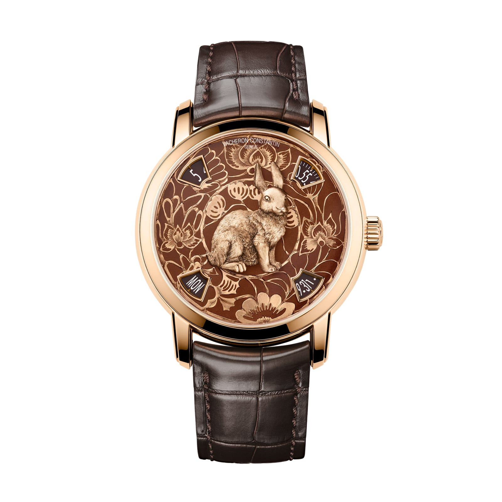 Replica Watches Fake Vacheron Constantin Metiers d'Art The legend of the Chinese zodiac �C year of the rabbit Limited edition 40 MM PINK GOLD(1:1 replica) - Top club