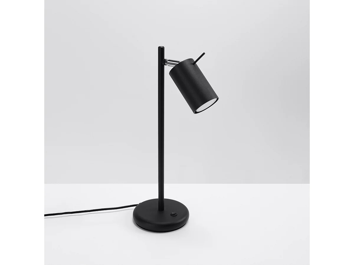 Lampes de bureau Briix moderne en acier - 1 sources lumineuses 3000K - L.14,5 x H.43 cm - noir
