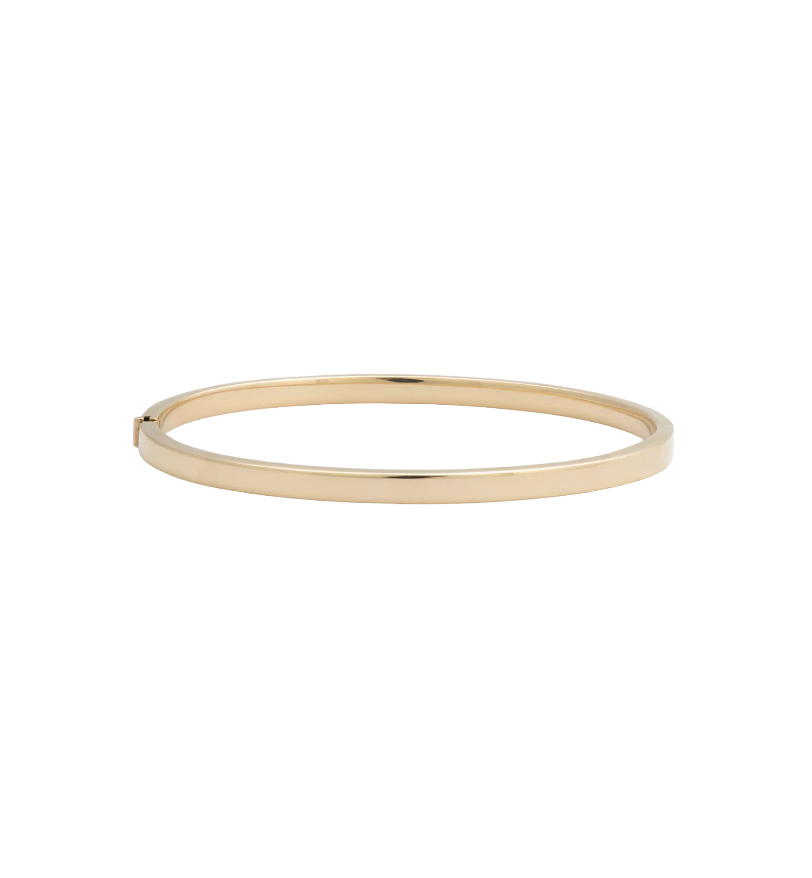 Flat Hinge Bangle 14K