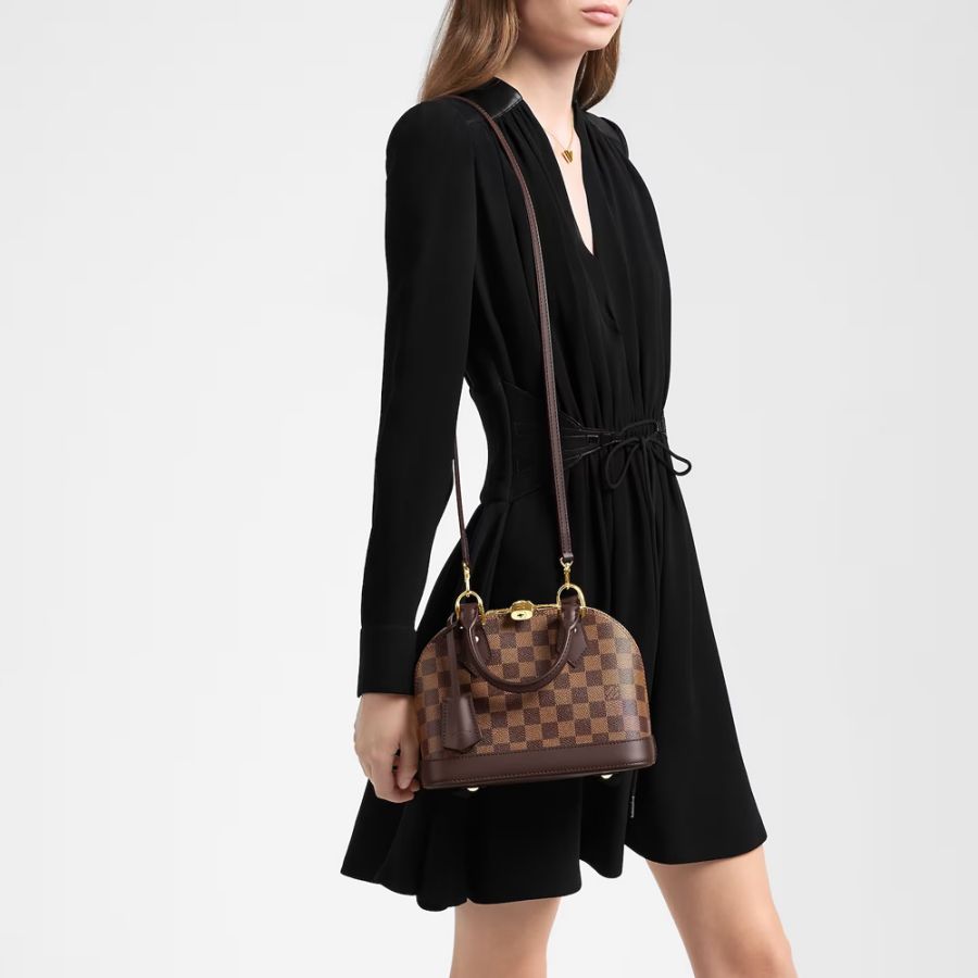 Louis Vuitton LV Alma BB PM Shoulder Bag Monogram Damier Ebene M531521:1High-quality replica