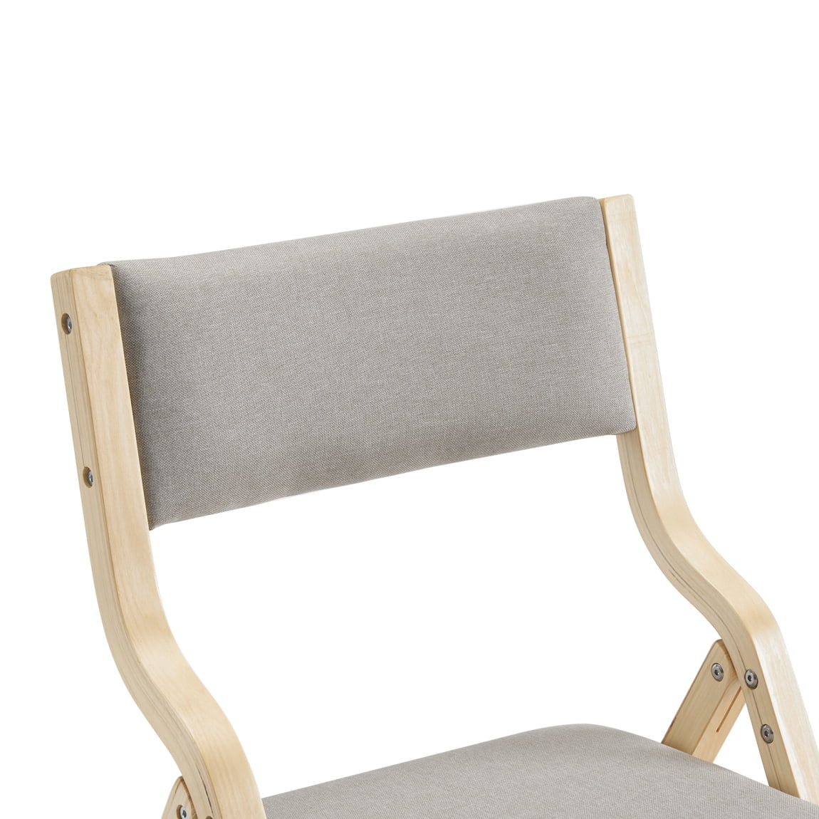 Folding Chairs 2 Pack Wooden Folding Chairs with Padded Seats and Back, Portable Stackable Dining Chairs Set of 2 Folding Chairs Ideal for Kitchen Office Wedding Party Picnic, Khaki - Image 11