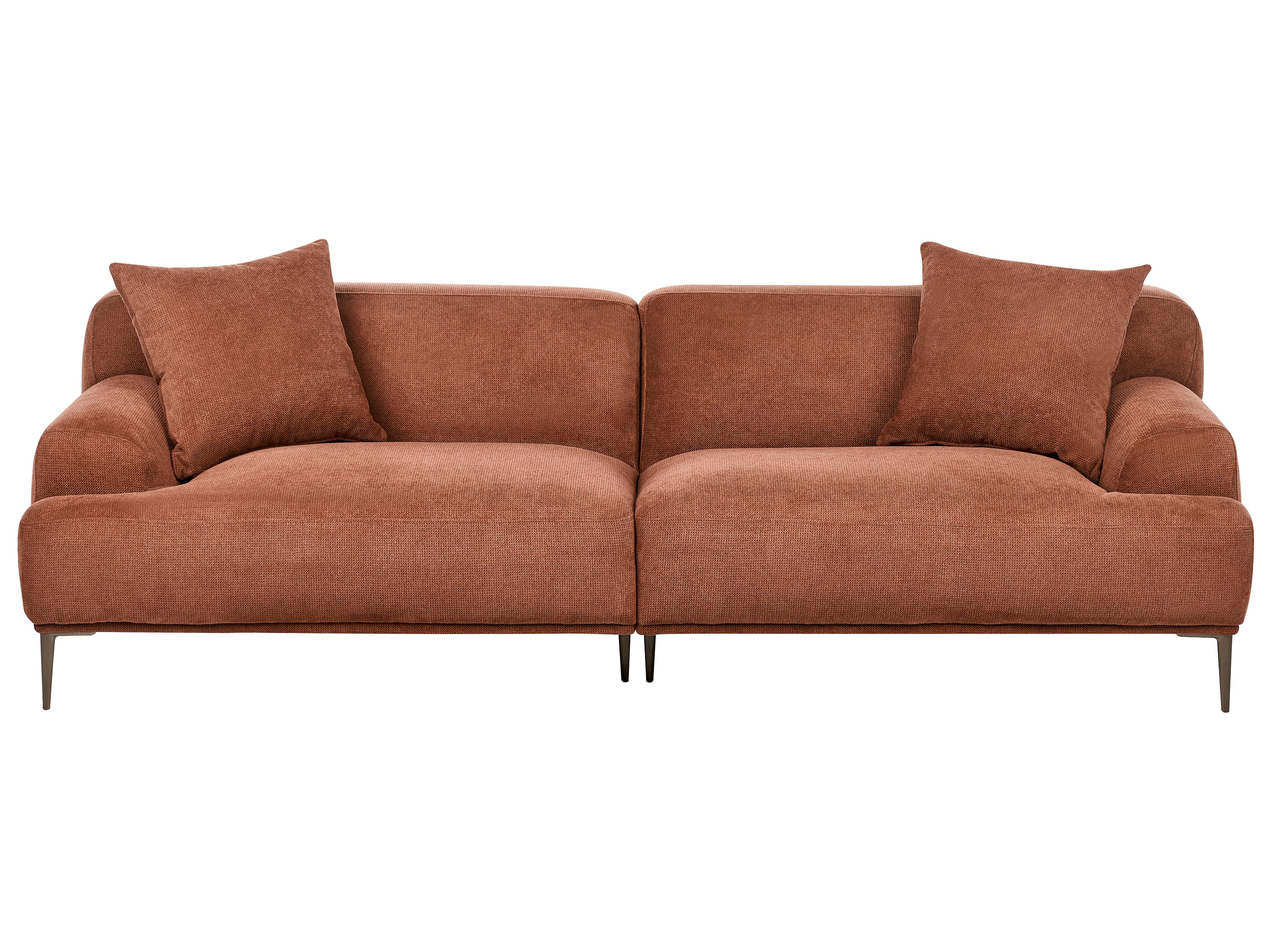 Sofa 3 Seater MATILA Fabric Golden Brown