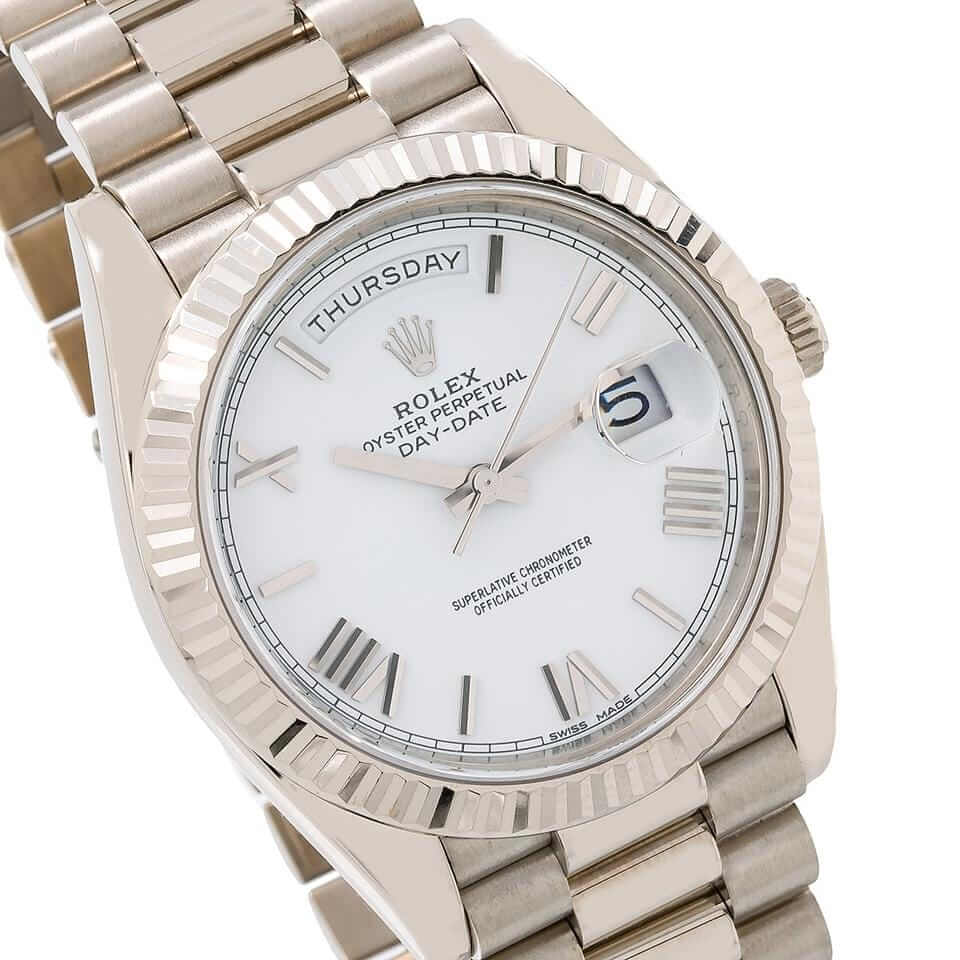 Rolex Day-Date Stripe Dial Replica - Elite Watch Atelier