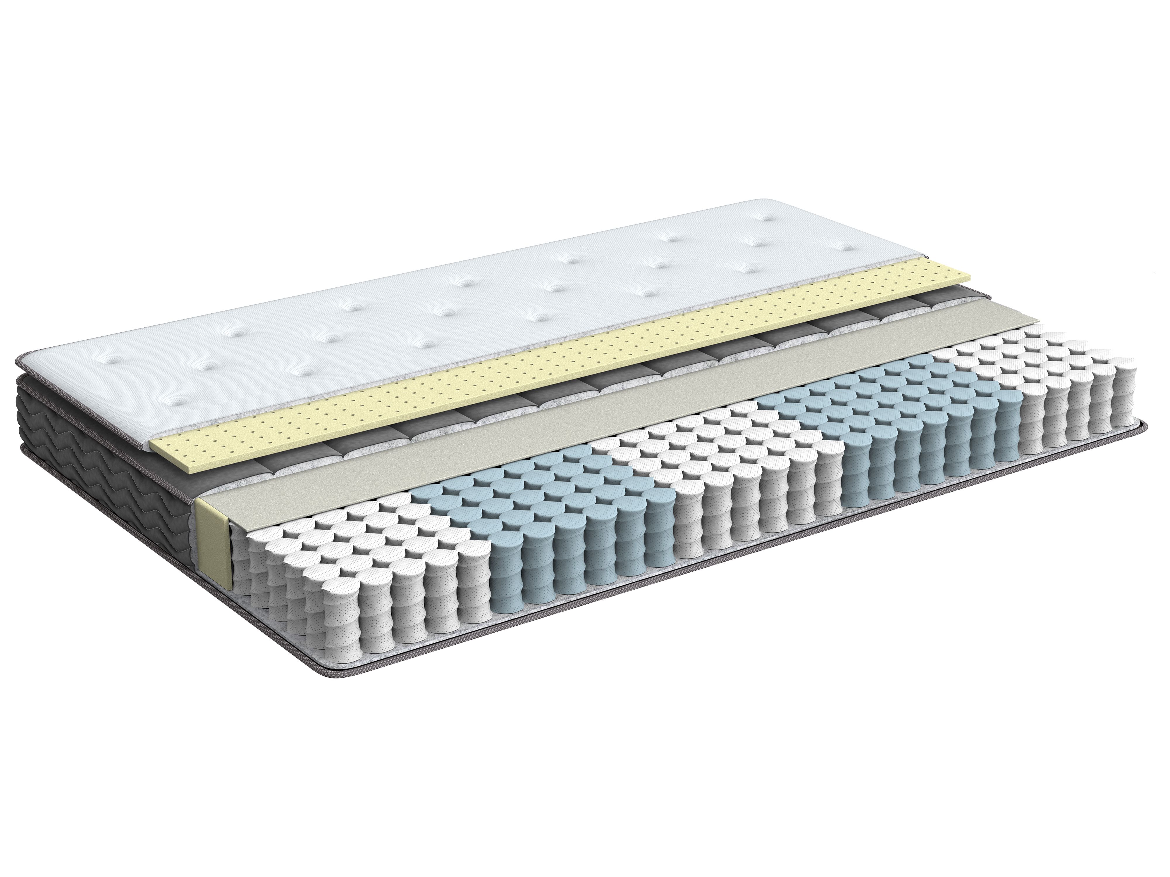 Latex Pocket Spring Mattress JOY H2/3 Medium 140 x 200 cm (EU Double)