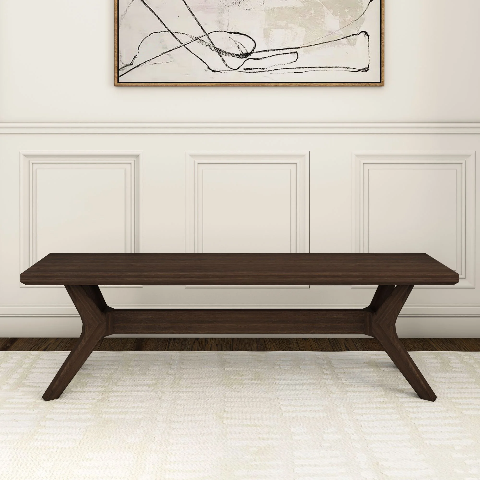 Plank+Beam Solid Wood Verso Dining Bench, 60