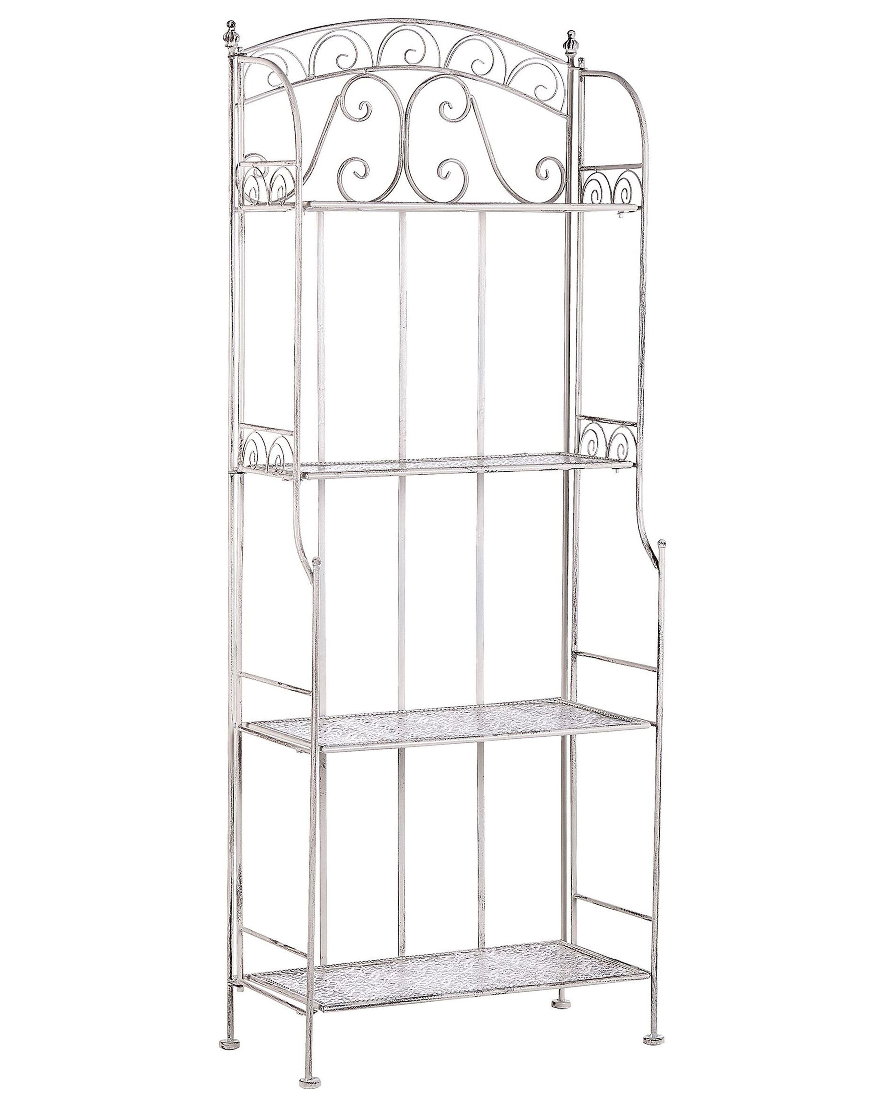 Shelving Unit PADUA Metal 61 cm 32 cm White