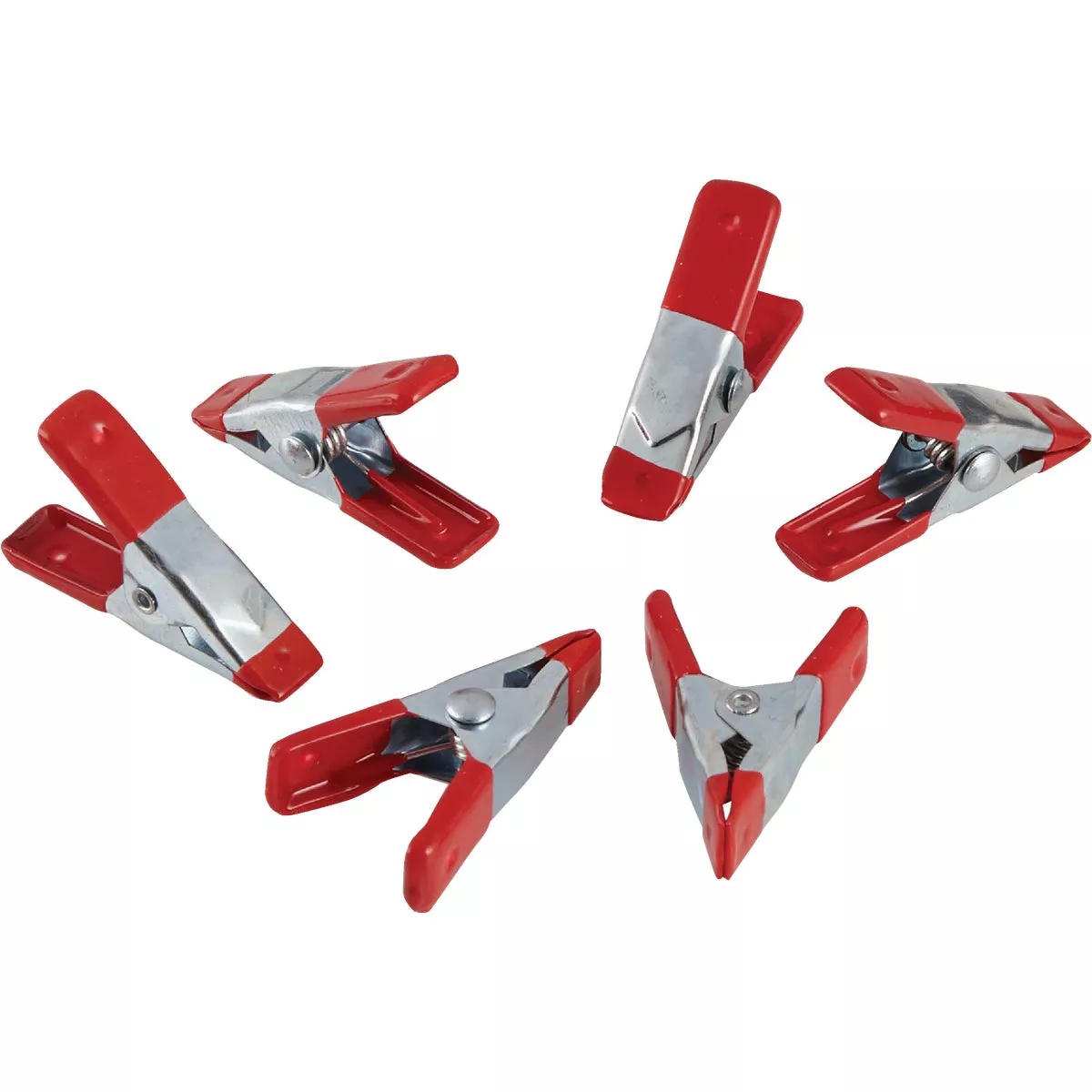 Smart Savers 2 In. Metal Spring Clamp Set (6-Piece)