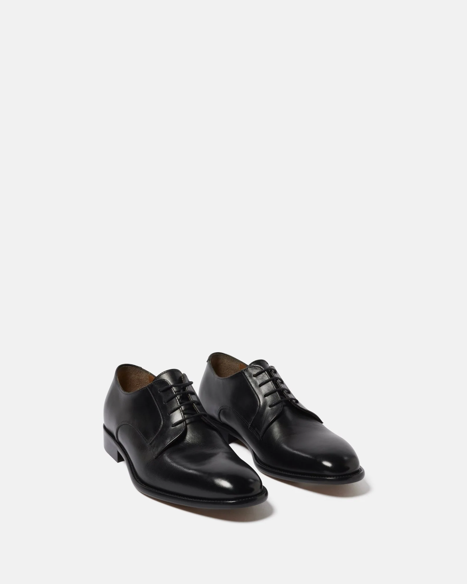 DERBIES GASPAR - En cuir noir