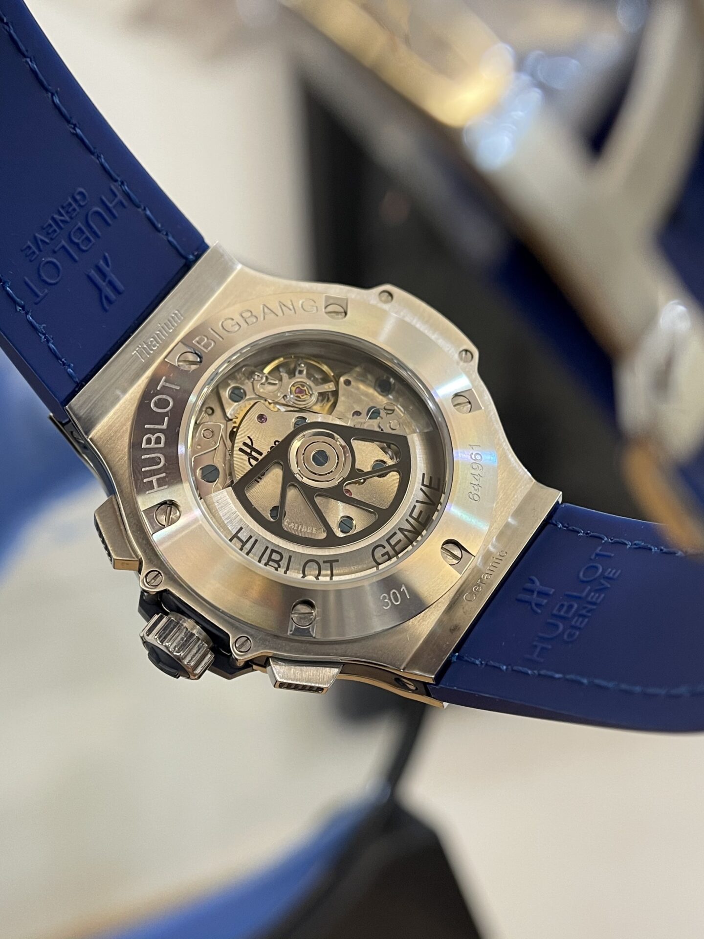 Hublot Replica Watch Big Bang Chronograph Blue 44mm - Top club