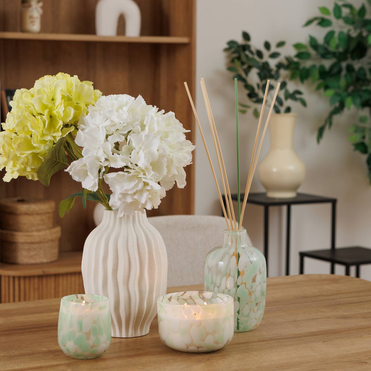 Scented candle "Mancha" Flax Flower, 275g