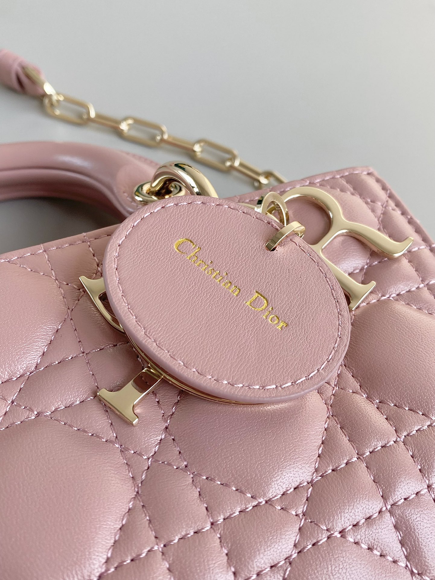 Dior Christian Dior Small Lady D-Joy Bag Pink For Women 9in/22cm1:1High-quality replica