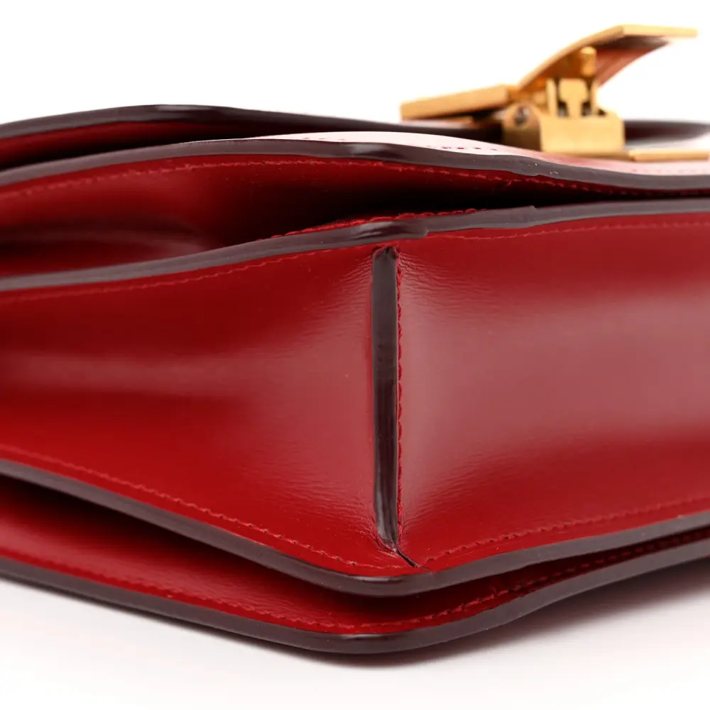 Replica Handbags Guide: Celine Red Box Calfskin Leather Flap1:1High-quality replica