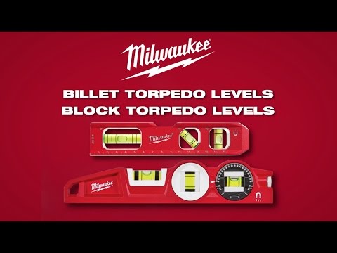 Milwaukee 7 In. Aluminum Magnetic Compact Billet Torpedo Level