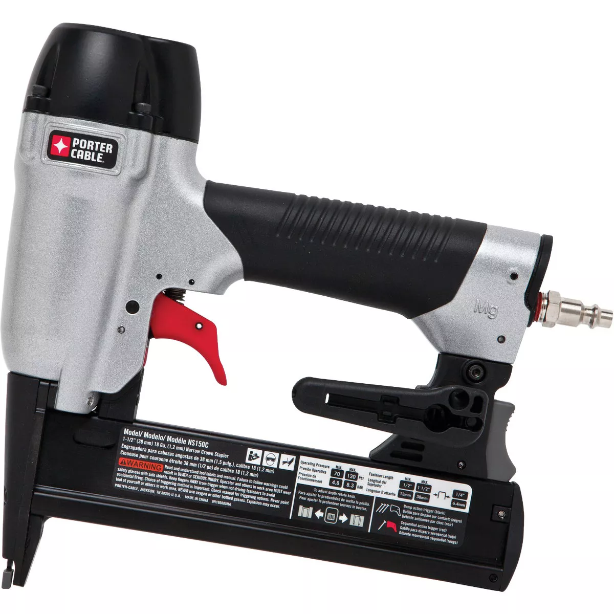 Porter Cable 18-Gauge 1/4-In. Crown 1-1/2 In. Finish Stapler Kit