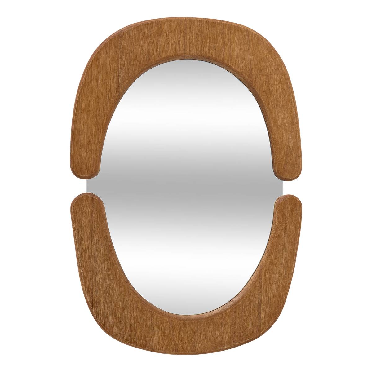 Mirror "Antoine" Mahogany Brown, 58x40 cm