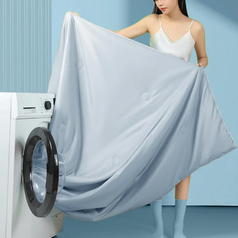 ChillBreeze Dekbed - Koel & Lichtgewicht - Perfect voor Warme Nachten - Ademend Ice Silk Stof
